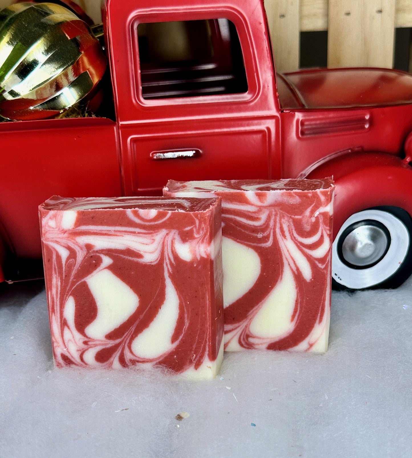 Candy Cane Handcrafted Soap