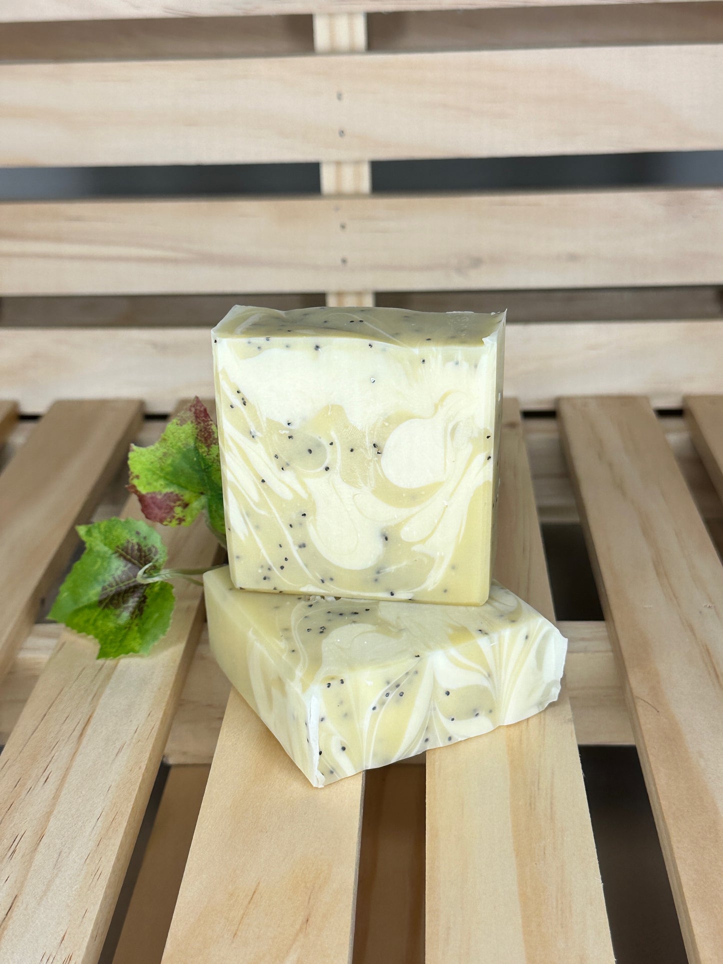 Lemon Poppyseed Handcrafted Soap