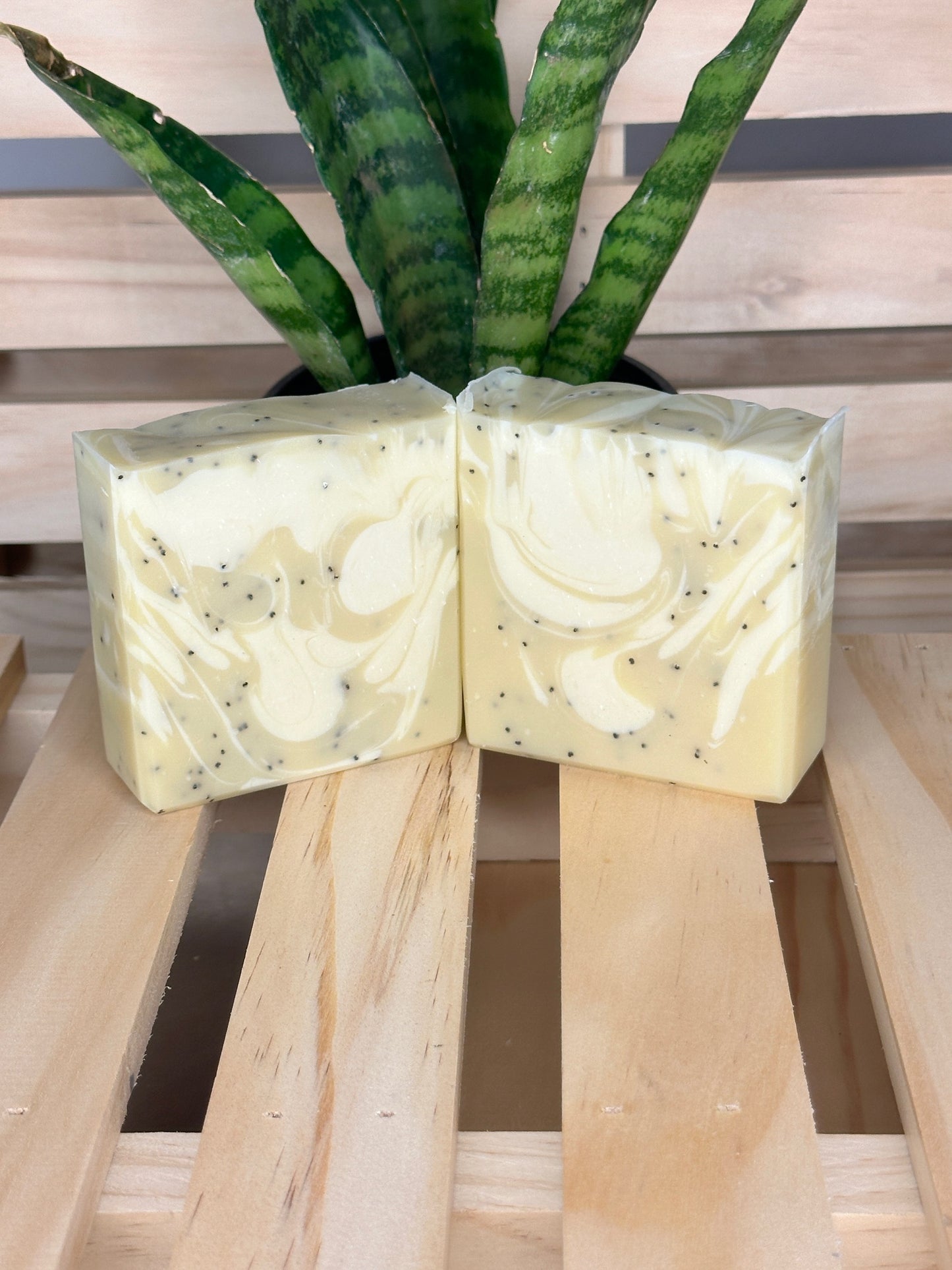 Lemon Poppyseed Handcrafted Soap